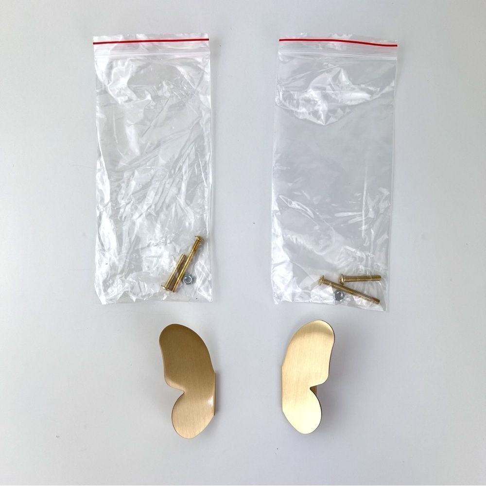 Butterfly Brass Cabinet Knob Modern Dresser Drawer Pull - Picture 6 of 8